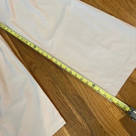 L’ACADEMIE REVOLVE Delphine Pant Blush Wide Leg Crop Khaki Women’s Size Small - Picture 9 of 16